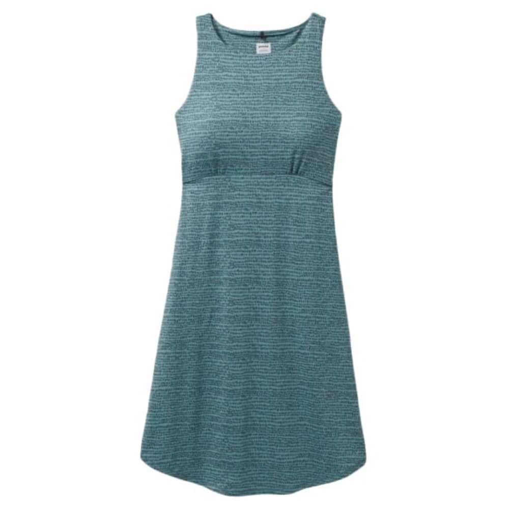 NWT XS Prana Emerald Lake Dress, Shoreline Pebbles print, Athletic/Travel